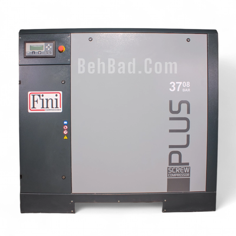 کمپرسور اسکرو 37 کیلووات 6 متر مکعب Fini ایتالیا مدل PLUS 38-08